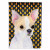 Candy Corn Halloween Dog Portrait Flag Garden Size - 705332061551