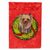 Christmas Wreath With Dog Flag Garden Size - 705332047531