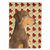 Fall Leaves with Dog Portrait Flag Garden Size - 705332064316