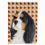 Dog Fall Leaves Portrait Flag Garden Size - 705332066006