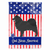 Dog Print American Flag Garden Size - 638508984739