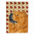 Fall Leaves with Dog Portrait Flag Garden Size - 705332064088
