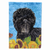 Dog in Summer Flowers Flag Garden Size - 705332049450
