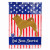Dog Print American Flag Garden Size - 638508984692
