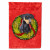 Christmas Wreath With Dog Flag Garden Size - 705332047654