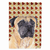 Fall Leaves with Dog Portrait Flag Garden Size - 705332063258