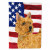 USA American Flag with Dog Flag Garden Size - 705332048286