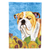 Dog in Summer Flowers Flag Garden Size - 705332047234