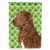 St. Patrick's Day Shamrock Dog Portrait Flag Garden Size - 705332064477