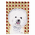 Fall Leaves with Dog Portrait Flag Garden Size - 705332063012