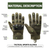 Tactical Military Airsoft Gloves for Outdoor Sports, Paintball, and Motorcycling with Touchscreen Fingertip Capability - 850049230032