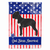 Dog Print American Flag Garden Size - 638508984715