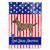 Dog Print American Flag Garden Size - 638508984265