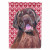 Hearts Love and Valentine's Day Dog Portrait Flag Garden Size - 705332063524