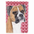 Hearts Love and Valentine's Day Dog Portrait Flag Garden Size - 705332063487