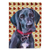 Fall Leaves with Dog Portrait Flag Garden Size - 638508064882