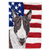 Dog with American Flag Garden Size Flag - 615872776672
