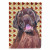 Fall Leaves with Dog Portrait Flag Garden Size - 705332063241