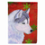 Red and Green Snowflakes Holiday Christmas Dog Flag Garden Size - 705332069793