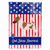 Dog Print American Flag Garden Size - 638508984050
