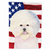 USA American Flag with Dog Flag Garden Size - 705332048132