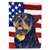 USA American Flag with Dog Flag Garden Size - 705332048118