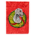 Christmas Wreath With Dog Flag Garden Size - 705332047456