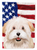 American Flag with Dog Artwork Flag Garden Size - 194030221631