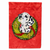 Christmas Wreath With Dog Flag Garden Size - 705332049832