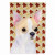 Fall Leaves with Dog Portrait Flag Garden Size - 705332064361