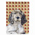 Dog Fall Leaves Portrait Flag Garden Size - 705332065986