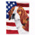 USA American Flag with Dog Flag Garden Size - 705332046664