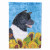 Dog in Summer Flowers Flag Garden Size - 705332049559