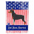 Dog Print American Flag Garden Size - 638508984494