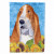 Dog in Summer Flowers Flag Garden Size - 705332049634