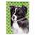 St. Patrick's Day Shamrock Dog Portrait Flag Garden Size - 705332062688