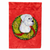 Christmas Wreath With Dog Flag Garden Size - 705332049979