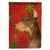 Red and Green Snowflakes Holiday Christmas Dog Flag Garden Size - 705332069830