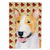Fall Leaves with Dog Portrait Flag Garden Size - 705332064149