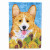 Dog in Summer Flowers Flag Garden Size - 705332049207