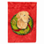 Christmas Wreath With Dog Flag Garden Size - 705332049672