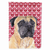 Hearts Love and Valentine's Day Dog Portrait Flag Garden Size - 705332063548