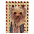 Fall Leaves with Dog Portrait Flag Garden Size - 705332063050