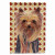 Fall Leaves with Dog Portrait Flag Garden Size - 705332063050