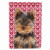 Hearts Love and Valentine's Day Dog Portrait Flag Garden Size - 615872864331