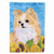 Dog in Summer Flowers Flag Garden Size - 705332050432