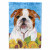 Dog in Summer Flowers Flag Garden Size - 705332049184