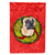 Christmas Wreath With Dog Flag Garden Size - 705332047463