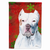 Red and Green Snowflakes Holiday Christmas Dog Flag Garden Size - 705332068215