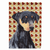 Fall Leaves with Dog Portrait Flag Garden Size - 705332063173